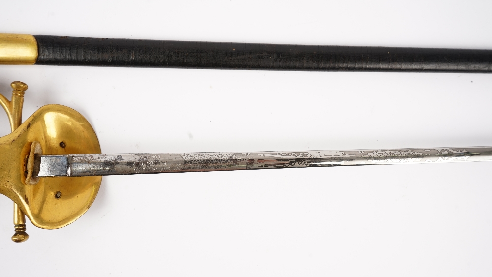 Three swords, comprising; a Victorian British Royal Naval officers sword, - Bild 22 aus 22