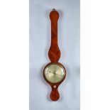 A late Regency mahogany wheel barometer By S.