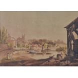 English school, 19th century, Twickenham; Windsor, a pair, watercolour, each 39.5 x 49.