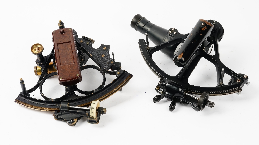 Kelvin & Hughes Ltd, No 66014, sextant fitted in the original box, - Image 6 of 6