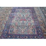 A Kerman prayer rug, Persian,