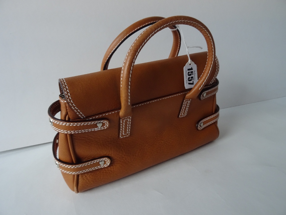 A Luella 'Giselle' tan leather handbag, with twin leather loop handles and strap decoration, - Image 7 of 10