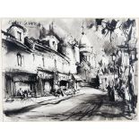 Marius Girard (European, 20th Century), Street scene, signed 'Marius Girard' (upper left),