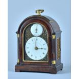 A George III mahogany bracket clock By Marriott, Fleet Street,