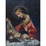 After Carlo Dolci, Madonna and Child, oil on canvas,