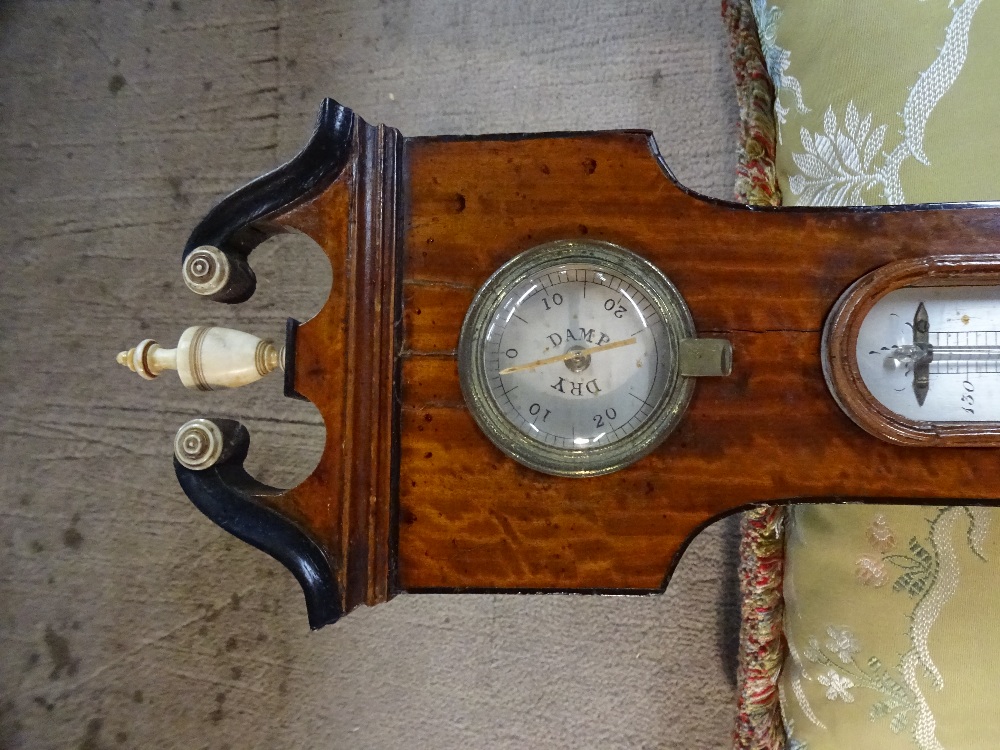 An early Victorian wheel barometer By F. Amadio & Son, 118 St. - Image 2 of 6