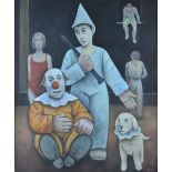 Michael Scott (British, 1946-2006), Clowns,