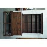 An 18th century oak dresser,