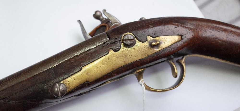 A 19th century Near Eastern flintlock blunderbuss pistol, possibly Turkish, - Bild 12 aus 18