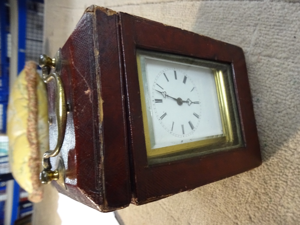 A French gilt brass one-piece case carriage clock By Grohé, Paris, - Image 12 of 18