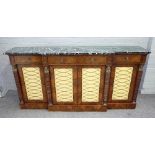 A Regency style breakfront sideboard,