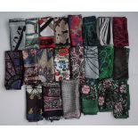 A collection of seven Beckford silk scarves,