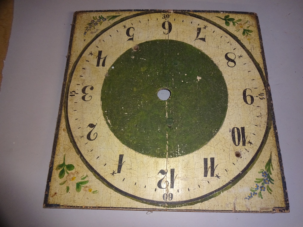 A Continental softwood and brass painted-dial Musical Wall Clock Possibly Friesland, - Image 4 of 12