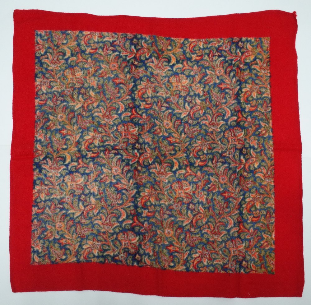 A large collection of twenty-five silk and wool scarves each printed with a paisley design, - Image 4 of 28