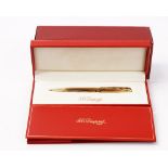 St Dupont, Paris, Olympio De Microns ballpoint pen, boxed with booklet, lead cartridge refill,