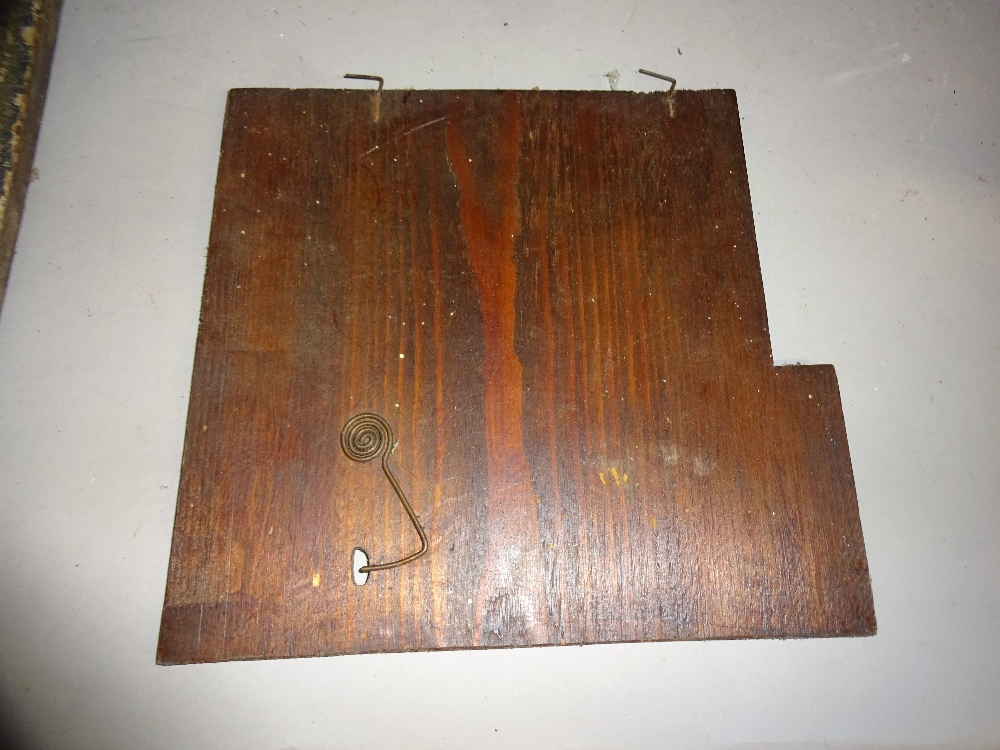 A Continental softwood and brass painted-dial Musical Wall Clock Possibly Friesland, - Image 6 of 12