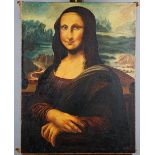After Leonardo da Vinci, Mona Lisa, oil on canvas, 92.5 x 70.