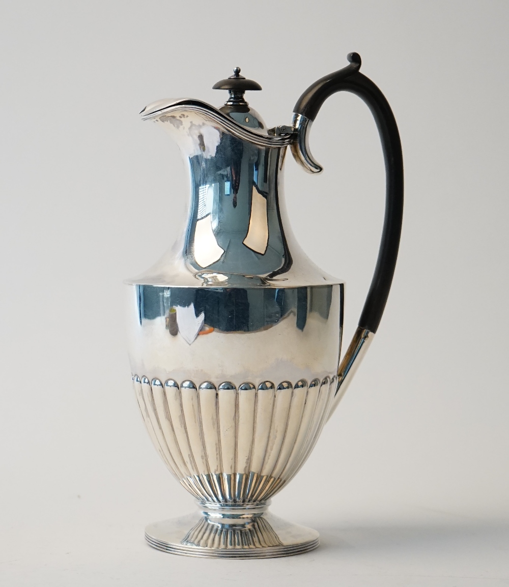 A silver hot water jug, - Image 2 of 3