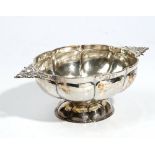A Dutch silver brandy bowl, English Import marks for Chester 1908,