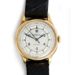 A Rolex Scientific 18ct gold circular cased gentleman's wristwatch,