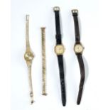 A Rotary 9ct gold lady's bracelet wristwatch,