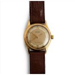 A Tavannes Watersport gold circular cased gentleman's wristwatch, circa 1940s,