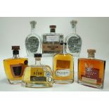 Box 36 - Mixed Spirits (7 bottles) Halewood American Eagle 12YO Bourbon BBC Spirits Panama