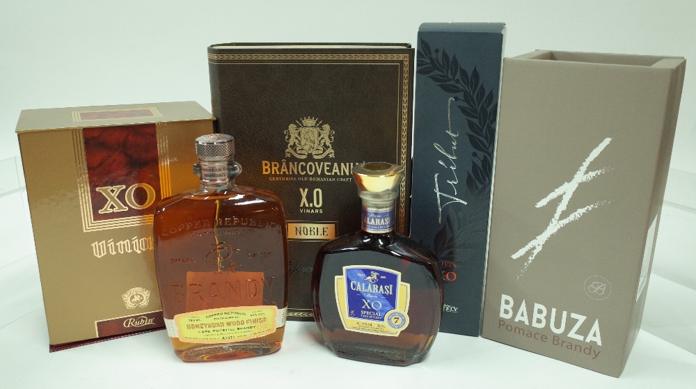 Box 7 - Brandy (6 bottles) Babuza Taiwan Brandy (Presentation Case) Vinjak Serbian XO (Presentation