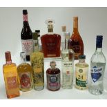 Box 30 - Mixed Spirits Marie Brizard Anisette Liqueur Meanie Absinthe Lustau Red Vermouth