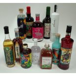 Box 49 - Mixed Spirits Reverend Hubert Winter Gin Liqueur Noveltea Alcoholic Tea Adriatico