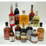 Box 12 - Mixed Spirits Bainbridge Yama Organic Whisky Suoyi Rice Wine Parfait Amour Liqueur De