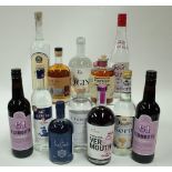 Box 28 - Mixed Spirits Bodega Cuatro Rayas 61 Vermouth (2 Bottles) Zachos Ouzo Isi Doros