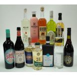 Box 38 - Mixed Spirits Leonce Malbec Vermouth Vermat Lustau Red Vermouth Asterley Bros.