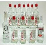 Box 18 - Vodka Tesco Triple-Distilled Grain Vodka (10 bottles) Paderewrski Polish Vodka MV Group
