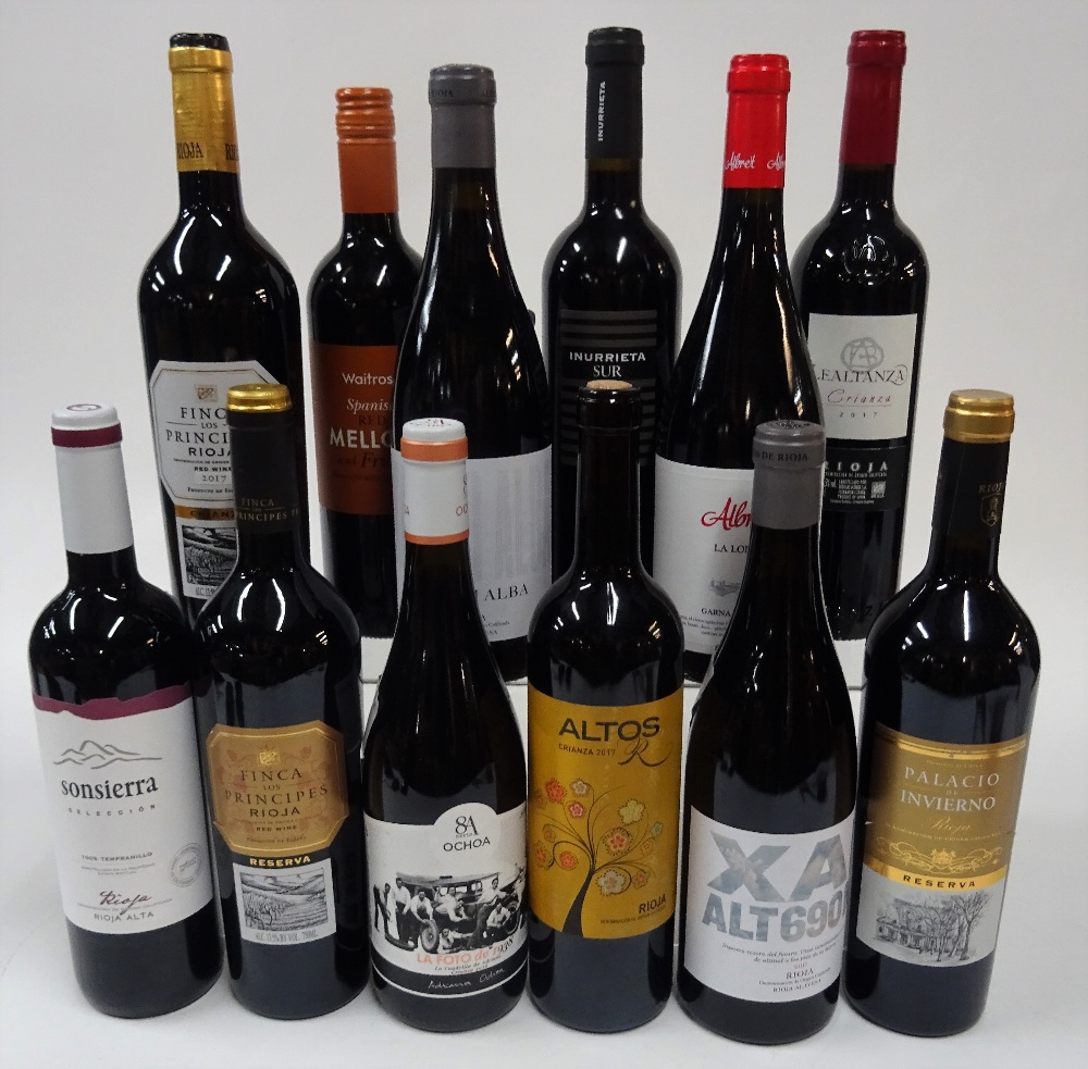 Box 97 - Spanish Red Wine Sonsierra Rioja 2019 Finca los Principes Reserva Rioja 2016 Adriano Ochoa