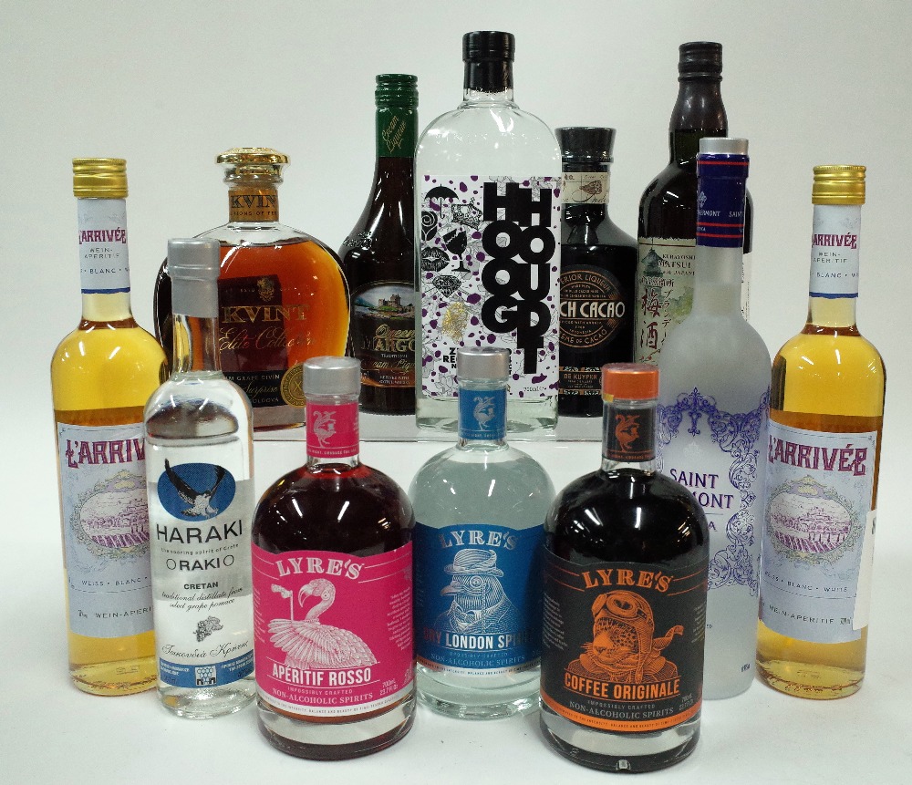 Box 37 - Mixed Spirits Hooghoudt Zero Zero 24 non alcohol Spirit De Kuyper Royal Dutch Cacao