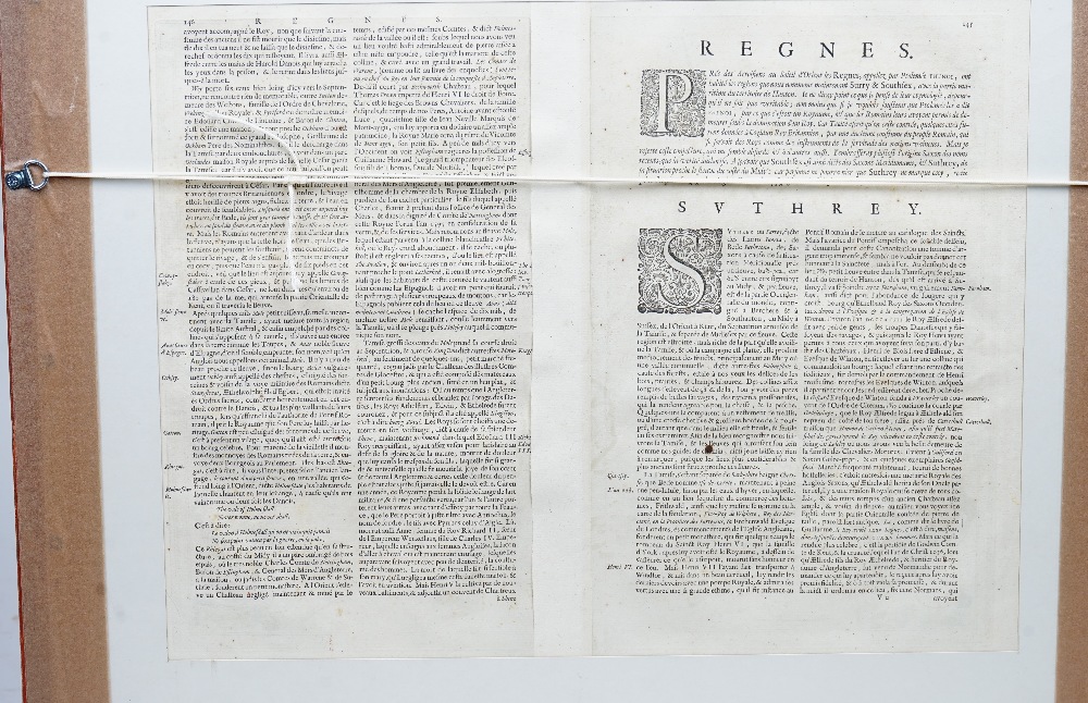 [BLAEU, Joannes (1596-1673)]. Surria Vernacule Surrey. [Amsterdam: c. 1662]. - Image 3 of 3