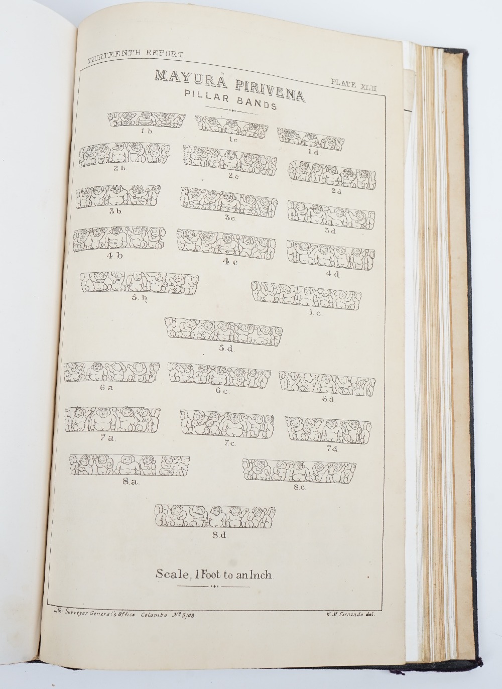 CEYLON - Ceylon. Archaeological Survey of Ceylon. Plans and Plates for Annual Report, 1892[-93-94] . - Image 7 of 7