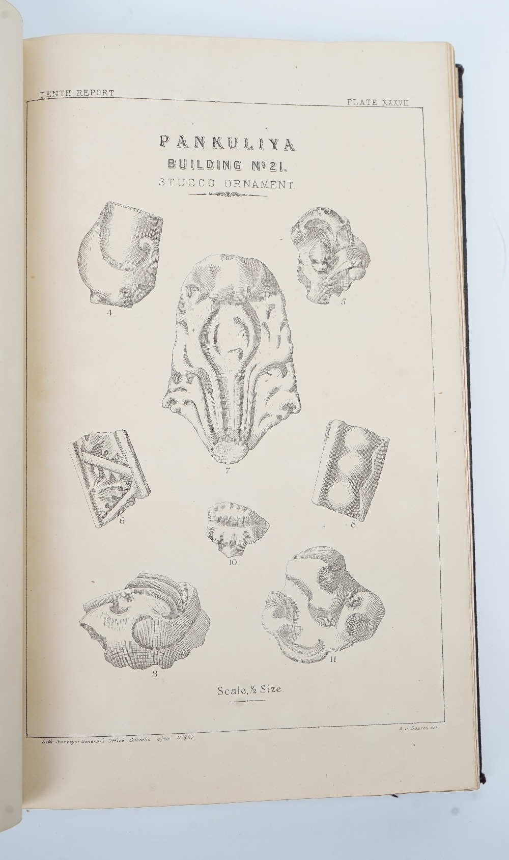 CEYLON - Ceylon. Archaeological Survey of Ceylon. Plans and Plates for Annual Report, 1892[-93-94] . - Image 5 of 7