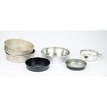 A collection of bake ware, to include wire racks, muffin tins, cake tins,