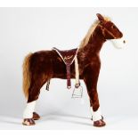 A child's Hamleys plush horse,