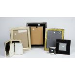 A collection of seven contemporary photograph frames (7).