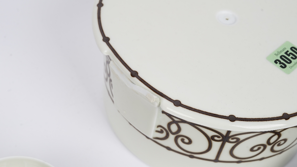 A Limoges J L Coquet tea and dinner service, essentially for eight persons, - Image 2 of 3