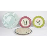 A set of Rice, Italian dessert plates, by Ceramiche Toscane and other ceramics (qty).