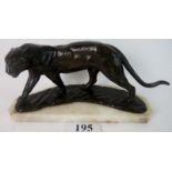 A French Art Deco bronze sculpture by R