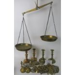 Quantity of brass to include candlestick