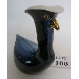 A stylish studio pottery waterbird in a