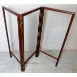 A good quality Edwardian mahogany three