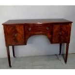 A 20th century mahogany inlaid sideboard