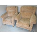 A pair of very clean chunky Parker Kknoll armchairs in good condition, £1500 RRP,